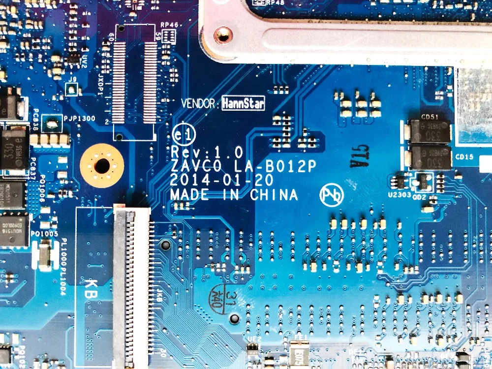 Оригинальный Для DELL 5447 Материнская плата ноутбука I7-4510U R7 M265 2 Гб ZAVC0 LA-B012P REV 1 0