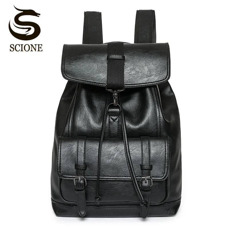 2018 СКИОНЕ Роскошный повседневный кожаный высоко-качественный школьный рюкзак