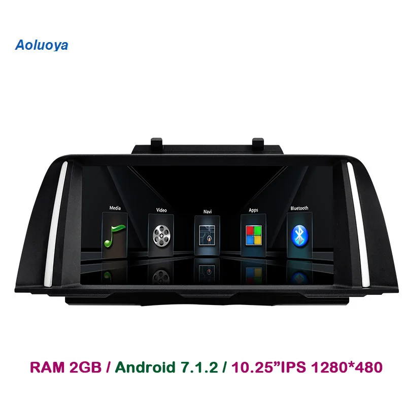 Aoluoya RAM 2GB 2 din Android 7 1 автомобильное радио DVD GPS навигация для BMW 5 серии F10 2013 2017 аудио