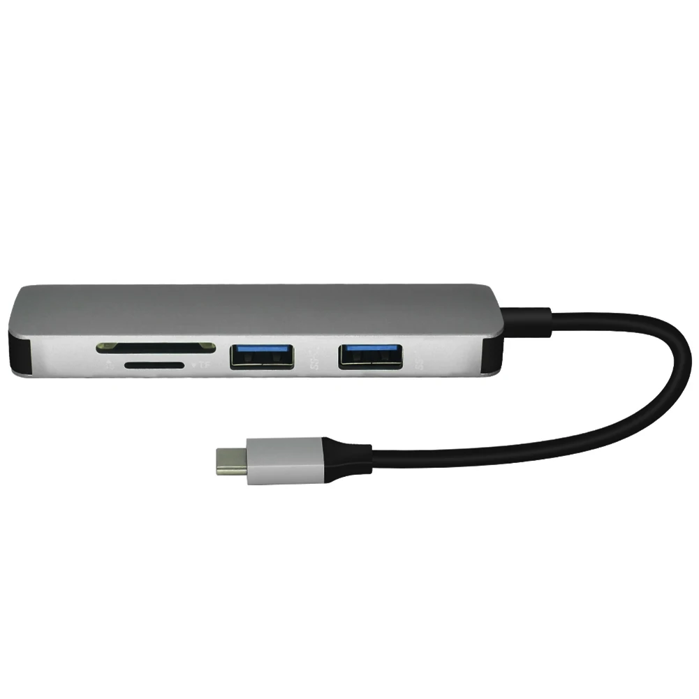 5 в 1 USB C HUB Type to HDMI Ethernet Multi 3 0 Port Adapter для MacBook Pro Air Dock HUB|USB-хабы| |
