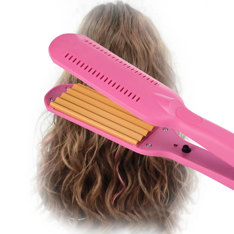 Контроль температуры гофрированные щипцы для завивки волос пушистые маленькие