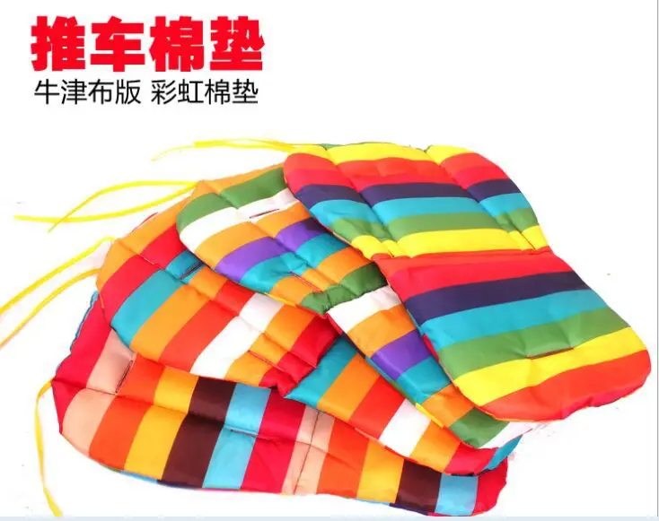 Универсальные аксессуары для тележек радужная утолщенная подушка детской