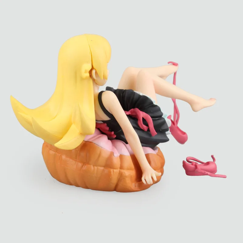 Аниме Bakemonogatari Oshino Shinobu черное платье ПВХ экшн-фигурка Коллекционная модель кукла