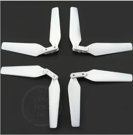1set white blades SJRC Z5 gps складной Радиоуправляемый Дрон Радиоуправляемый квадрокоптер запасные части корпус пропеллеры лопасти рама мотор пульт дистанционного управления - Цвет: 1set white blades