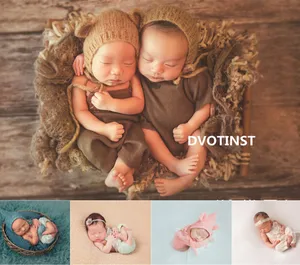 Dvotinst реквизит для фотосъемки новорожденных детская одежда головной убор комплект повязки на голову аксессуары для фотосъемки новорожденных студийные реквизиты для фотосъемки