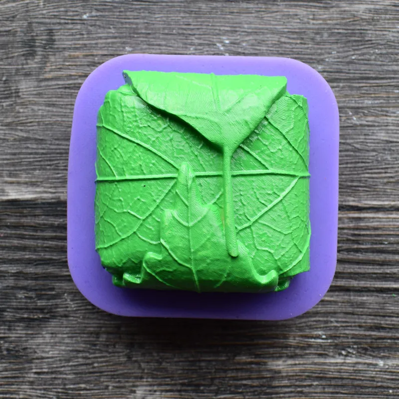 

Silicone leaves handmade soap mold resin clay mold aroma stone molds SQ1555