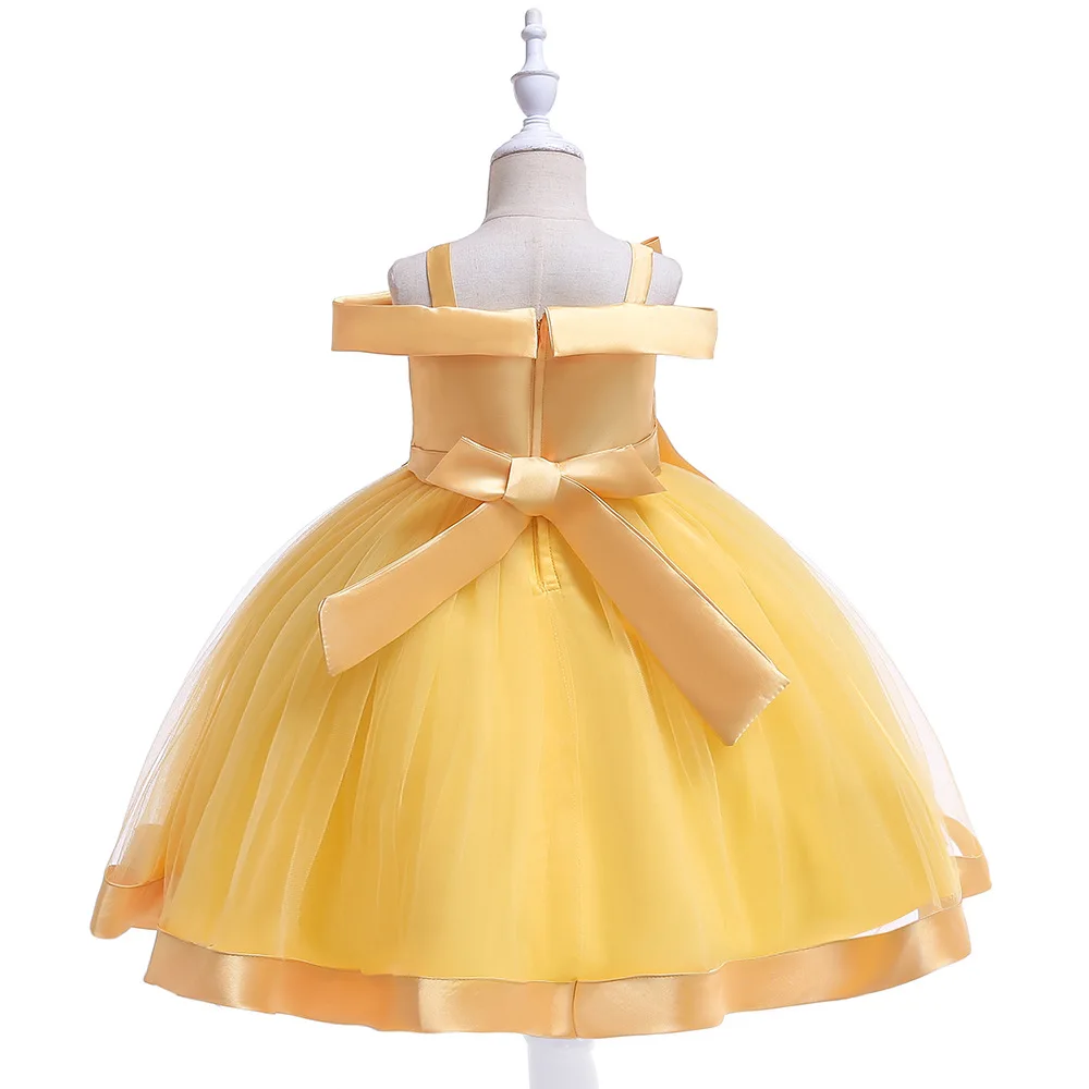Girl Dress For Wedding Baby Girl 3-10 Years Birthday Outfits Children's Girls First Communion Dresses Girl Kids Party Wear