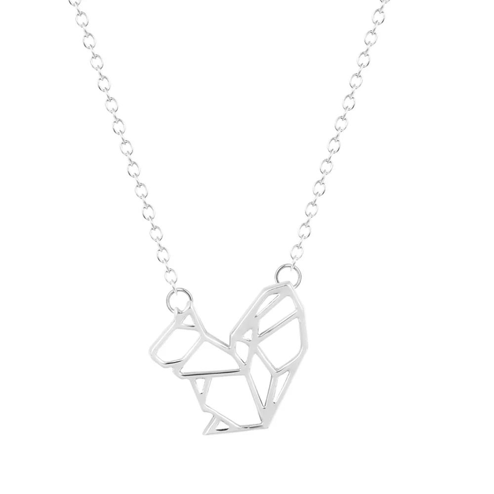 Cxwind Charm Chipmunk Squirrel Necklace Jewelry For Women Cute Squirrels Animal Pendants &amp Necklaces Boho Chic Collier | Украшения и