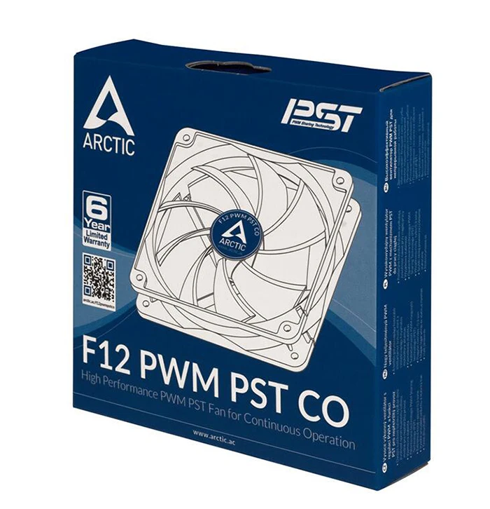 ARCTIC F12 PWM PST CO чехол для компьютера 12 см 4-контактный вентилятор ШИМ постоянный ток