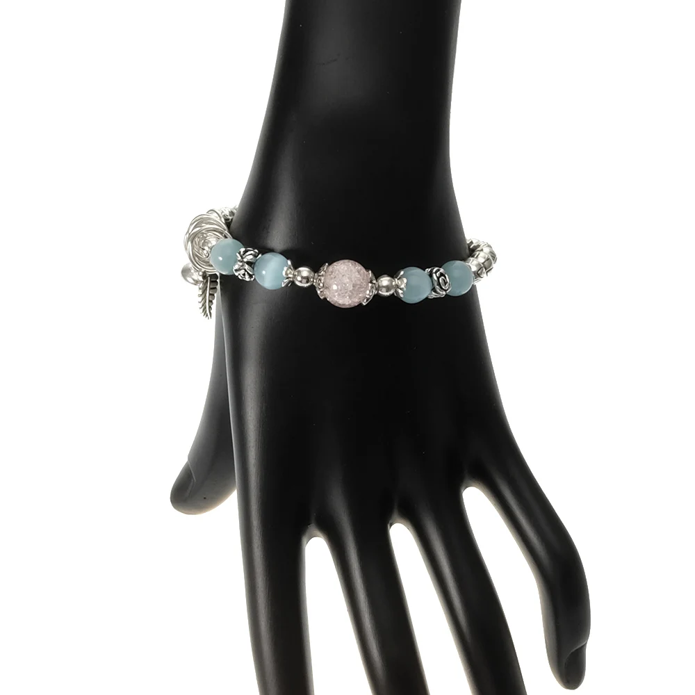 Серебряный оригинальный Для женщин Шарм Браслет Fit очарование бисером браслет