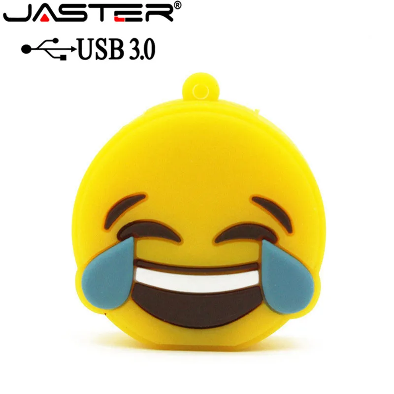 JASTER мультфильм горячий Usb 3,0 высокоскоростной мультфильм смайлик пакет USB флэш-накопитель 64 ГБ 32 ГБ 16 ГБ 8 ГБ 4 ГБ флеш-накопитель фактическая емкость