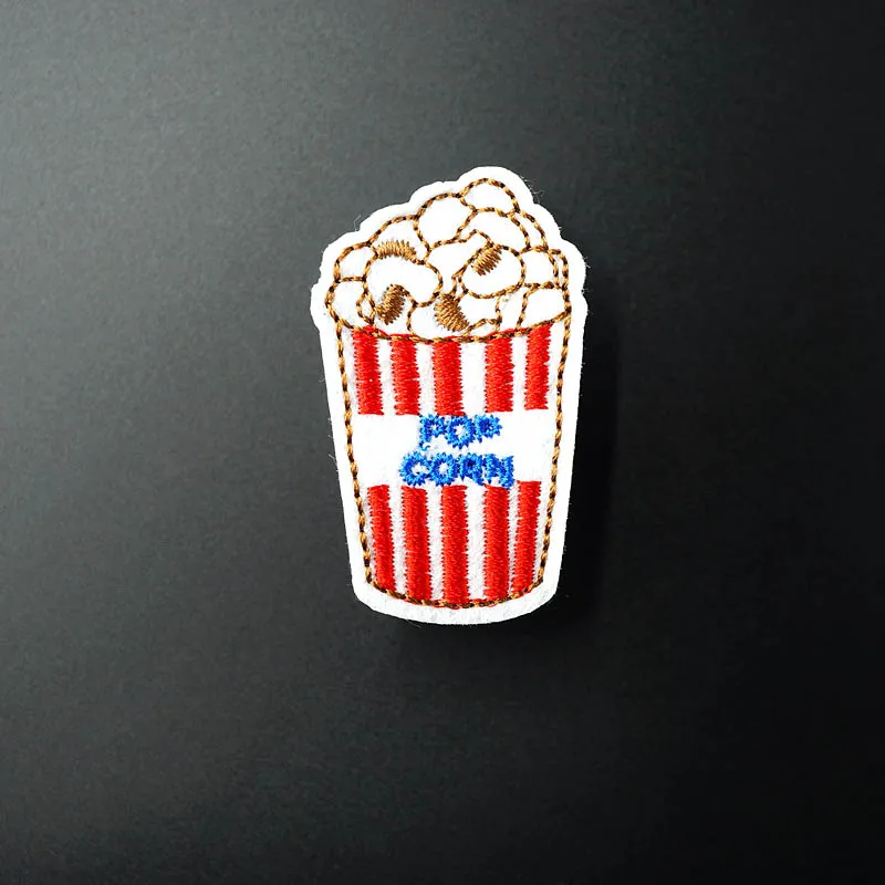 Нашивки из ткани сделай сам с попкорном (Размер: x см) вышитая аппликация швейные