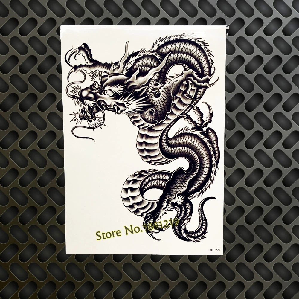 Синий рододендроны Временные татуировки Для женщин Хна тату паста 21x15 см стены