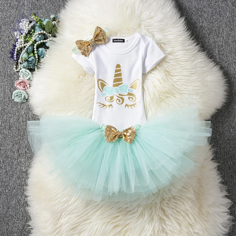 Официального магазина Carter's 3 шт./компл. с надписью My First Christmas для девочек набор кистей с ручкой в форме единорога Детский комбинезон Одежда для новорожденных близнецов комбинезон, спортивный костюм+ вуаль платье-пачка для девочек