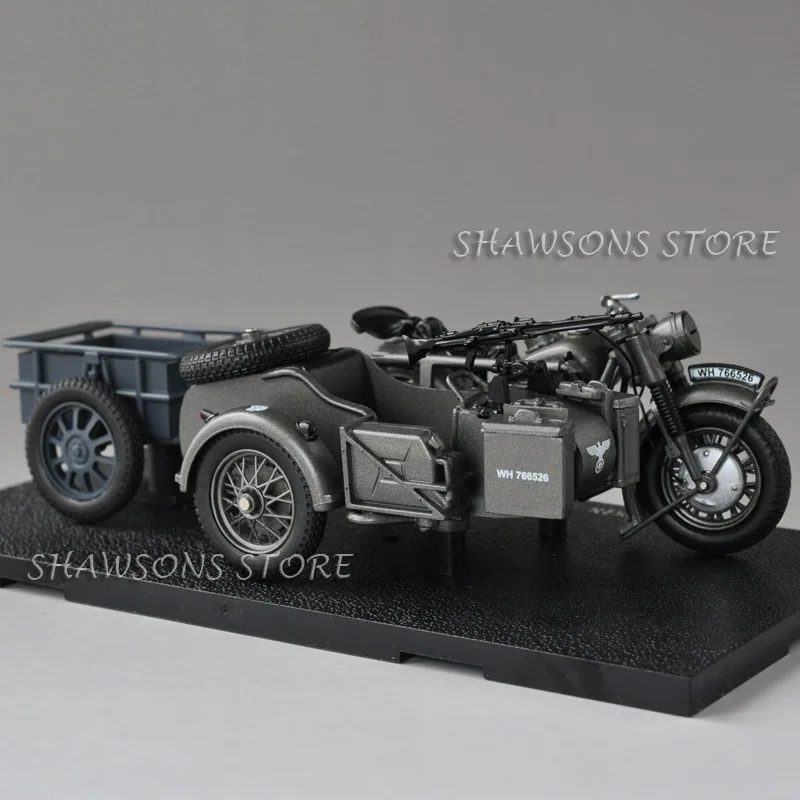 1:24 литая под давлением военная модель игрушки SS18 R75 Panzerfaust 30 коляска мотоцикл миниатюрная копия
