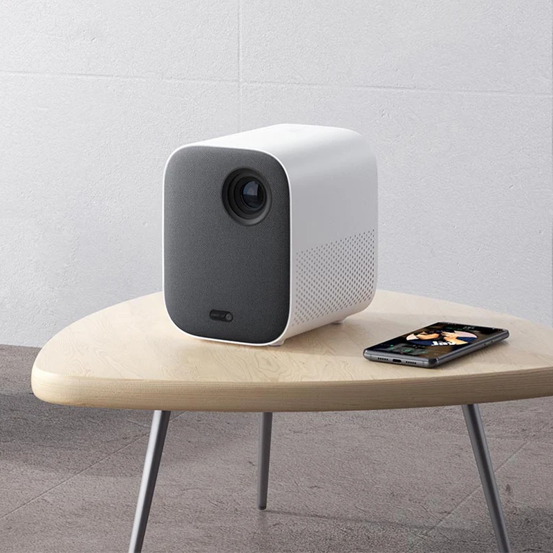 Портативный мини проектор Xiaomi Mijia 1080P с поддержкой 4K видео 3D 500 ANSI MIUI TV Wi Fi Full HD для