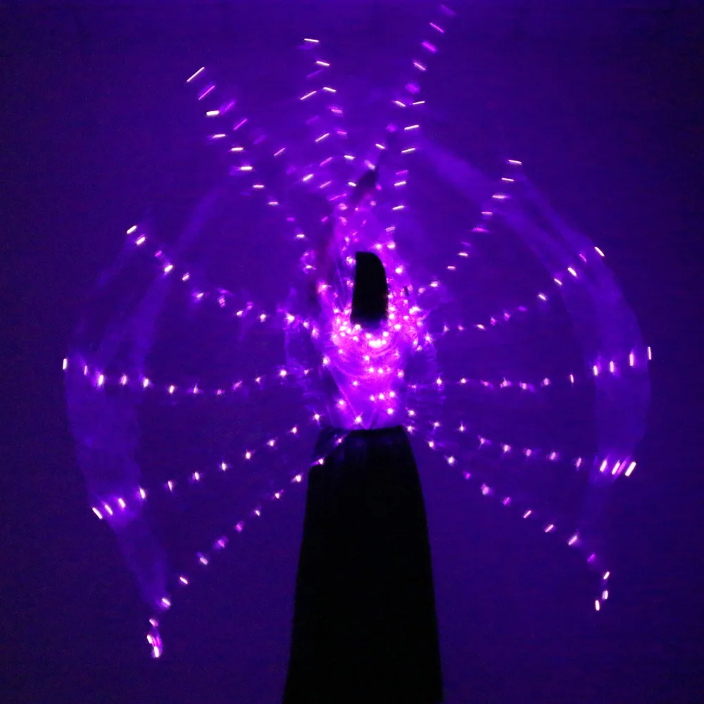 Открытый Стиль светодиодный сценический крылья для взрослых танца живота