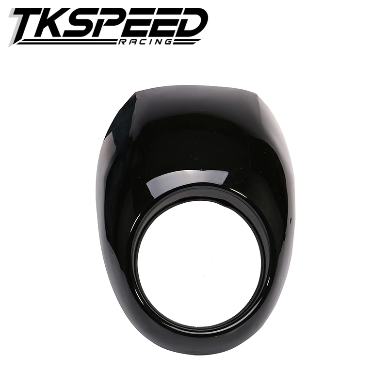 TKSPEED motorcycle Headlight Plastic Front Visor Fairing Cool sportster Mask Bezel For Harley 883 XL1200 Dyna Sportster FX|sportster