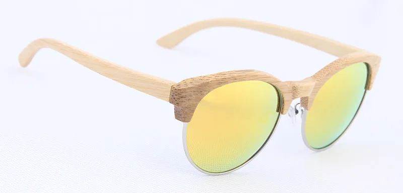 Солнцезащитные очки с бамбуковыми линзами женские поляризационные