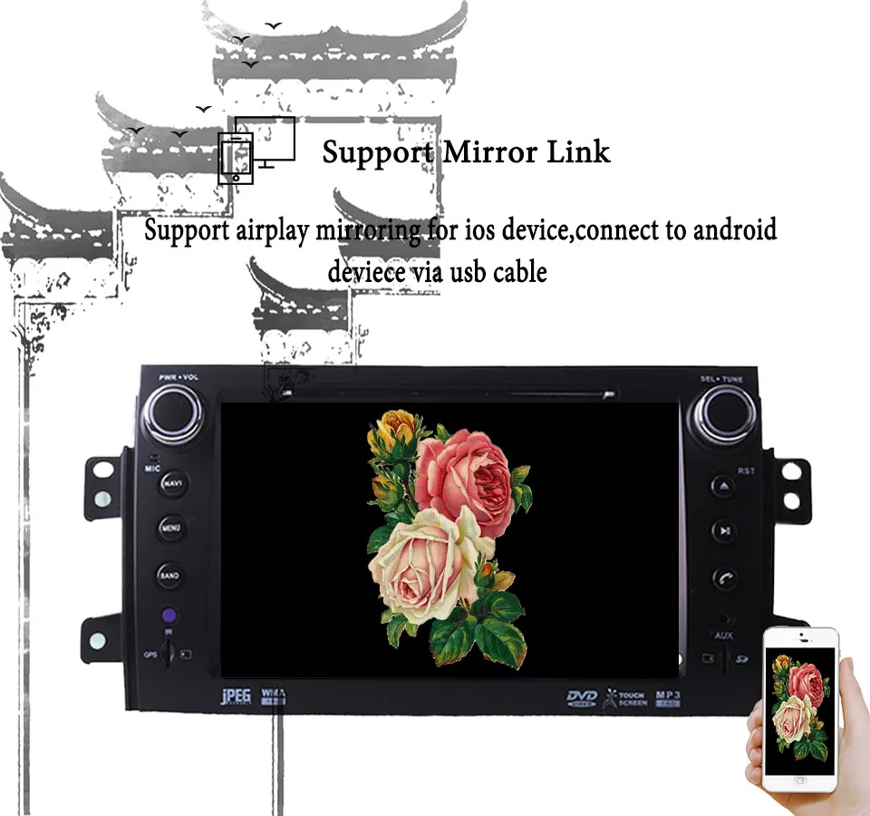 2Din Android 10.0RAM 4 ГБ Автомобильный DVD для SUZUKI SX4 Mp3 аудио НАВИГАЦИЯ GPS Suzuki стерео DSP 9 0 IPS