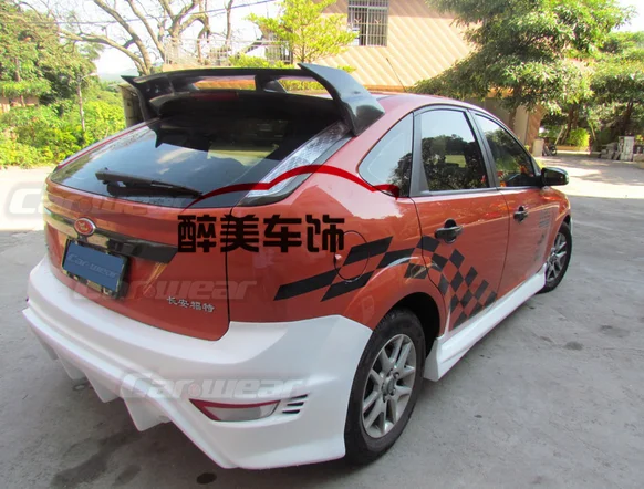 Для FOCUS/FUCOS RS 2005 2014 модифицированный задний спойлер из углеродного волокна|rear spoiler