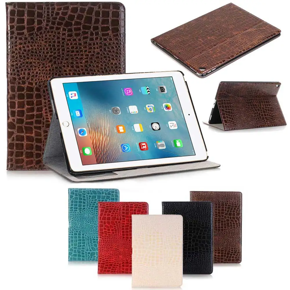 Чехол книжка из крокодиловой кожи с подставкой для iPad Pro 12 9 дюйма 2017 A1670 A1671 A1821