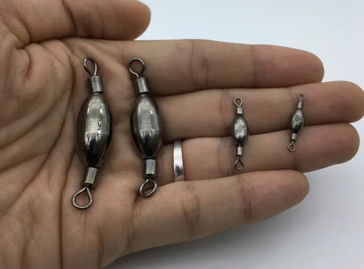 3 шт./лот Новый дизайн медные грузила рыболовные Вертлюги свинцовые каменистые