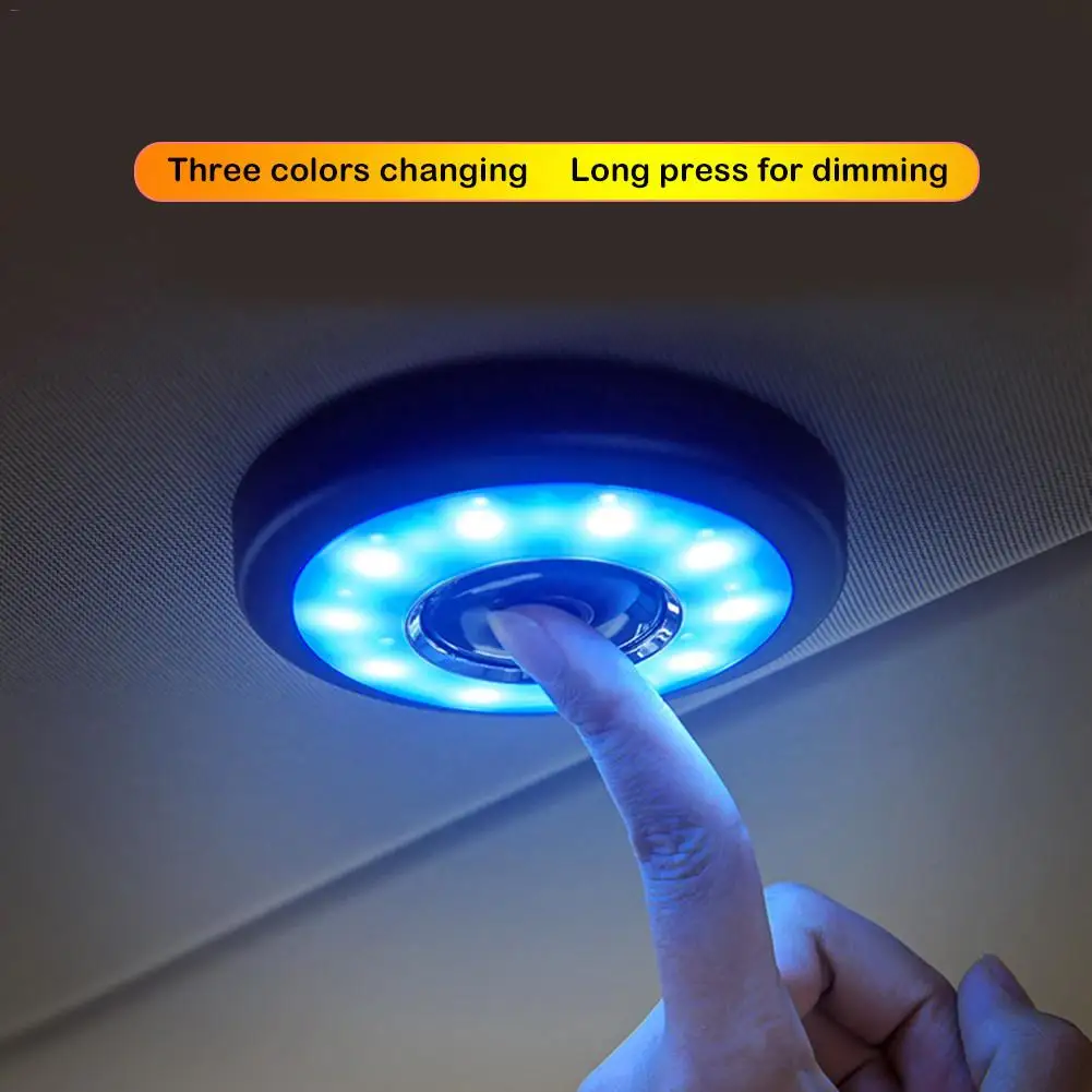 Dimmable Touch Sensor LED Under Cabinet Light USB Charge Operated Closets Blue Lights for Wardrobe Bathroom lighting | Лампы и