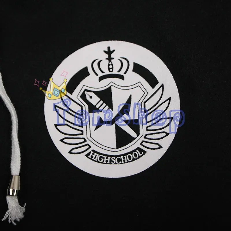 Аниме Danganronpa Косплей Монокума костюм унисекс толстовки с капюшоном верхняя