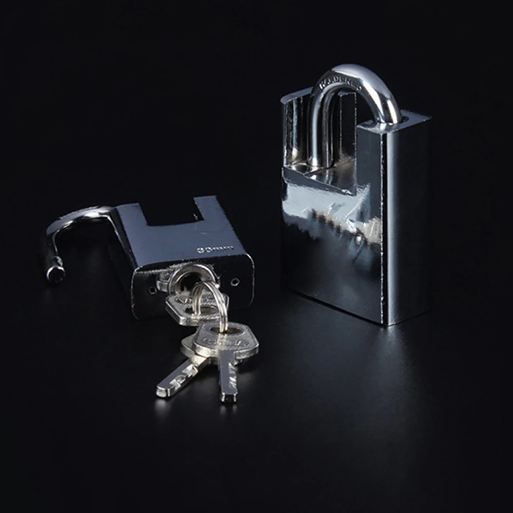 Висячий замок с ключами 3 клавишами Двойной Болт блокировка Противоугонная