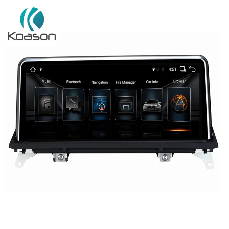 Koason 10 25 &quotips Экран Android 7 1 gps навигации для BMW X5 E70 X6 E71 CIC Системы Авто Аудио обоих