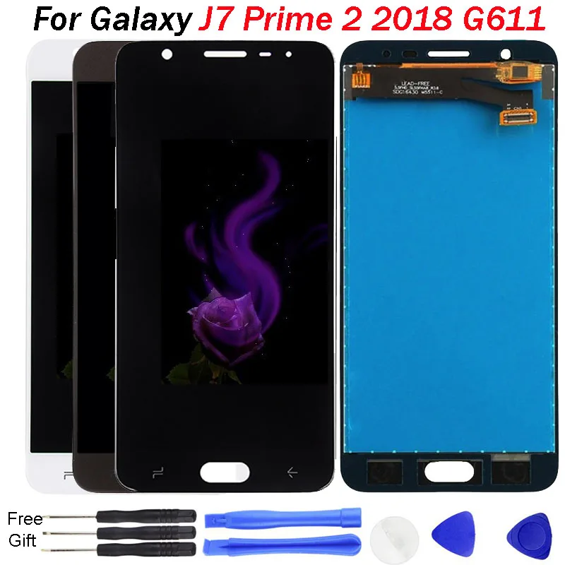 J7 Prime 2 ЖК дисплей для Samsung Galaxy SM G611 G611F G611M сенсорный дигитайзер замена экрана