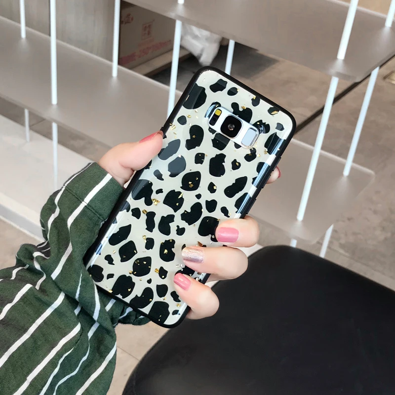 Чехол с леопардовым принтом для Samsung Galaxy Note 20 S20 S10 S9 S8 Plus Ultra 10 9 8|Бамперы| |