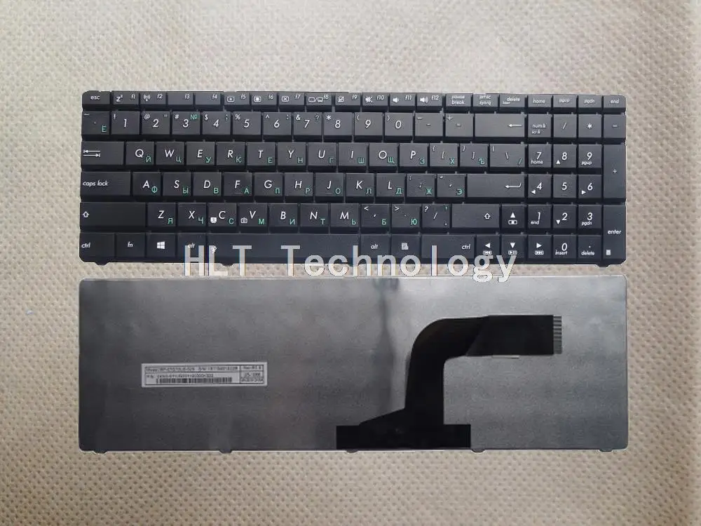 Оригинальный новый черный Russina Клавиатура для ноутбука ASUS X53 N71 N73S N73J P52 P52F P53S X53S A52J