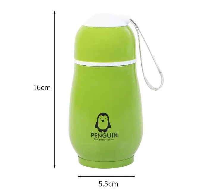 HS040 Fashion cute Penguin stainless steel vacuum thermos cup 300ml 5.5*16cm | Дом и сад