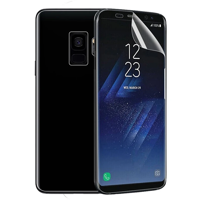 Спереди Сзади Volledige Dekking защитная пленка из термополиуретана для samsung Galaxy S9 Gebogen