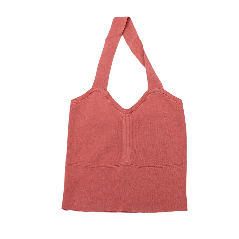 Женская Трикотажная майка ALPHALMODA однотонная Короткая Стильная летняя на лето 2018 |