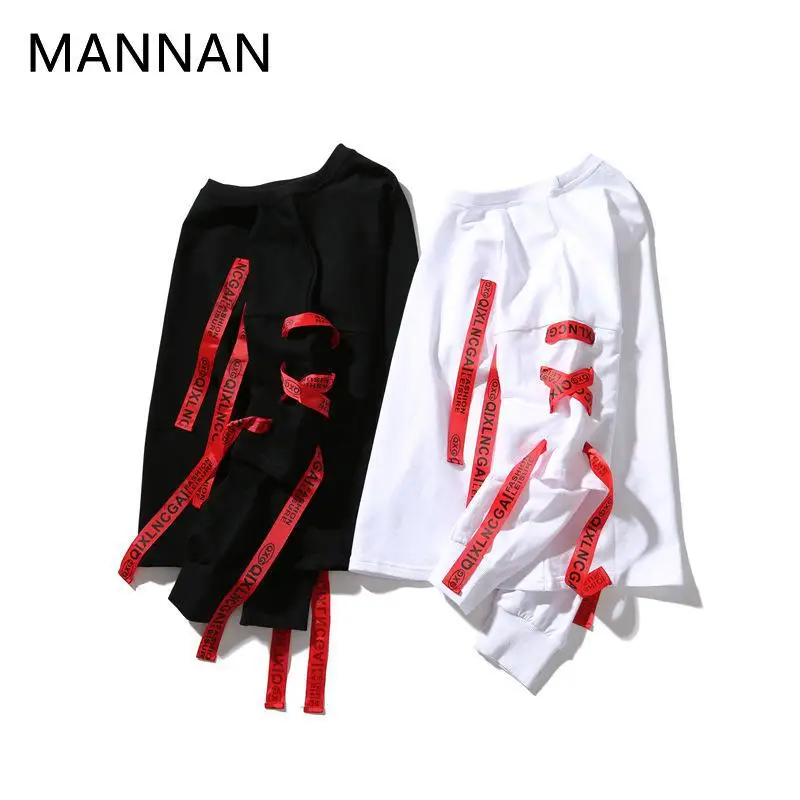 

MANNAN Harajuku Long T Shirt Men's 2019 New Harajuku Funny T-shirts Comfortable Summer Hip Hop Streetwear Casual Cotton