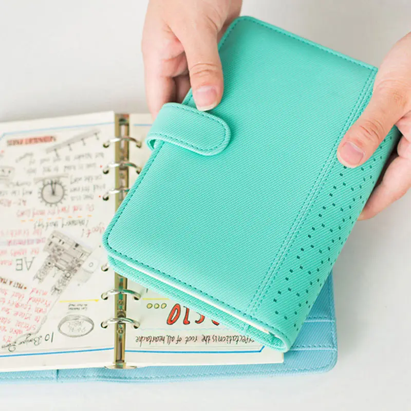 Креативный блокнот из искусственной кожи с полыми листьями A5 A6 планировщик милый