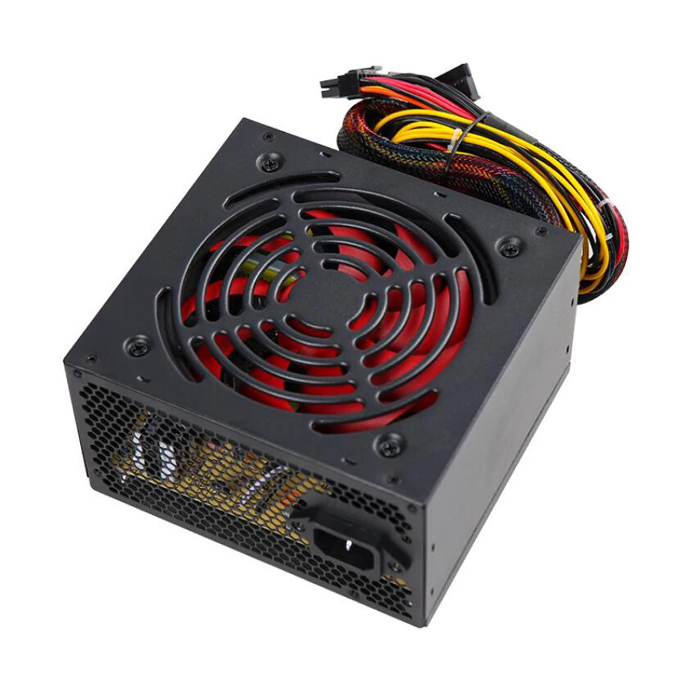 400W энергосберегающая бесшумный хост Питание 120mm вентилятор 20PIN 4PIN 12В ATX компьютерный Питание для Intel AMD компьютер