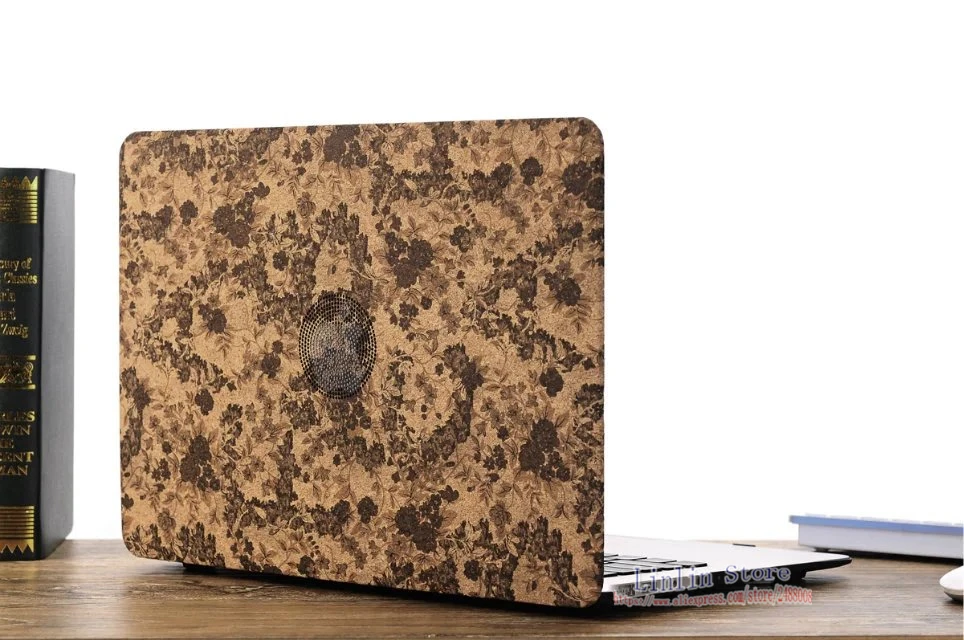 Для MacBook Retina 12 деревянный кожи дерева наклейка Стикеры ультра тонкий В виде