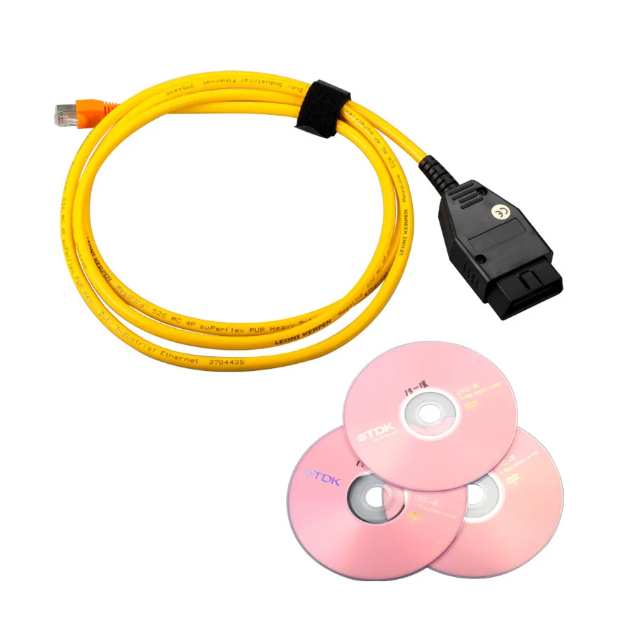 5 шт./лот esys 3.23.4 V50.3 кабель для передачи данных BMW ENET Ethernet к OBD OBDII Интерфейс E-SYS ICOM