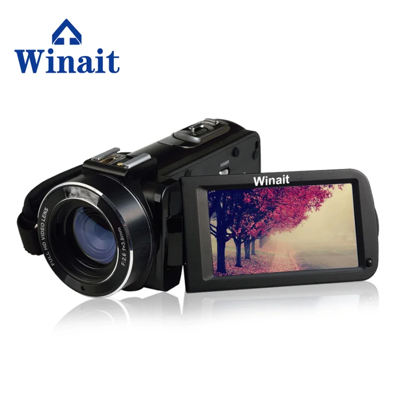 Standard Цифровая видеокамера full hd 1080P HDV-Z20 wifi профессиональная видеокамера с 3," сенсорным экраном 16x цифровым зумом - Цвет: Standard
