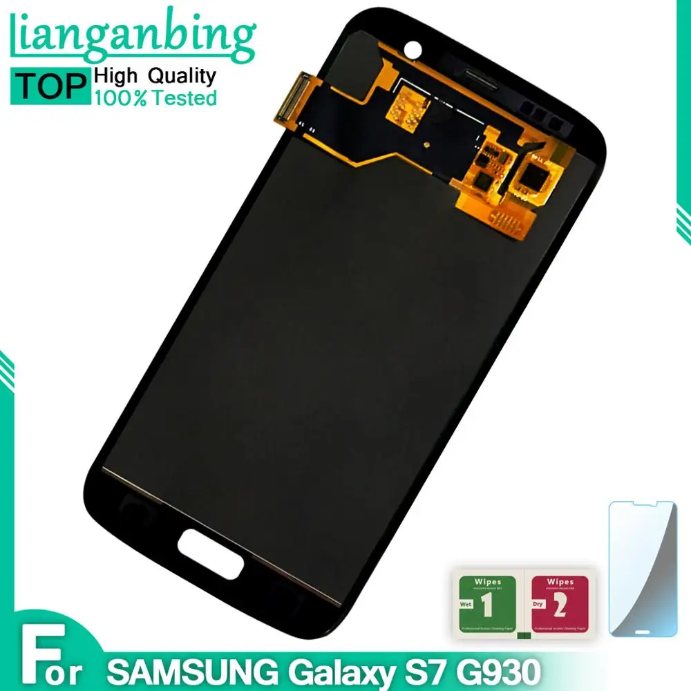 100% тестирование работы ЖК дисплей для SAMSUNG GALAXY S7 G930A G930F SM-G930F ЖК-дисплей сенсорный