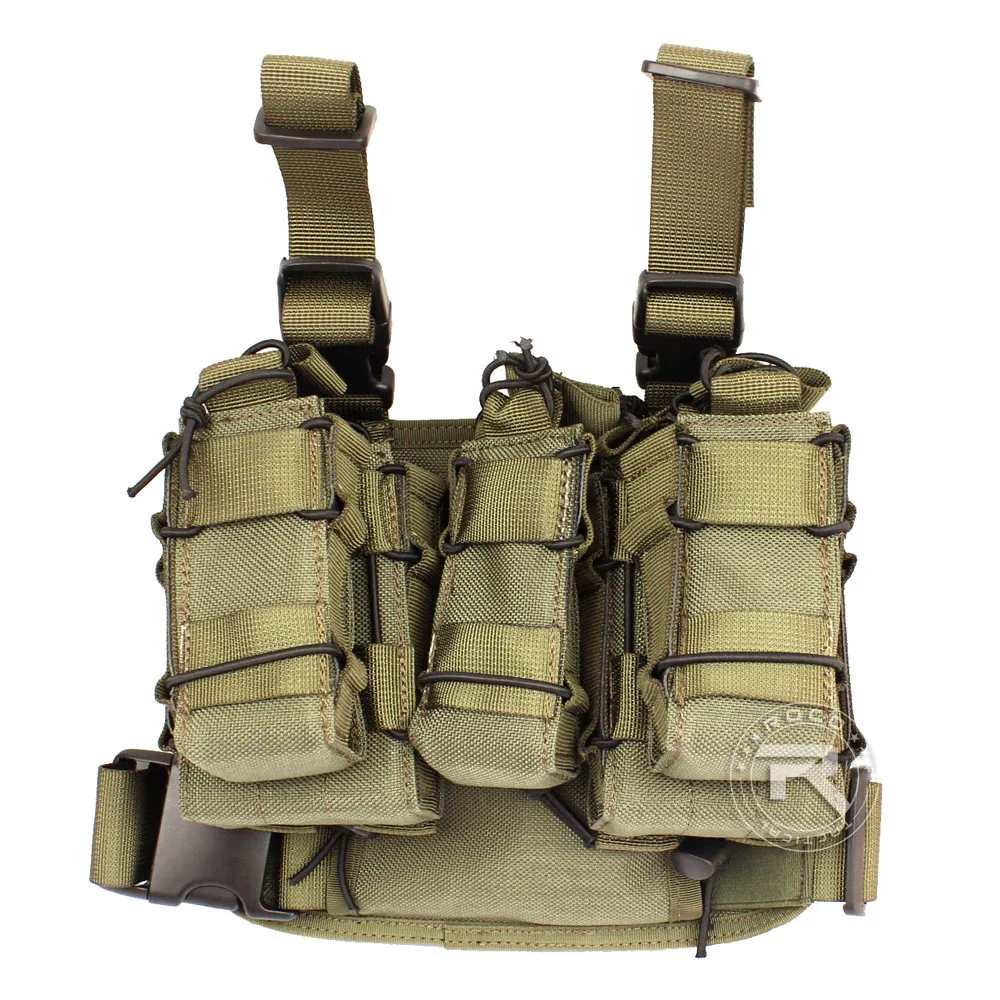 ROCOTACTICAL военная сумка для ног с прикрепленным подсумок& Фонарь держатель ноги бедра снаряжение кобура пистолет журнал