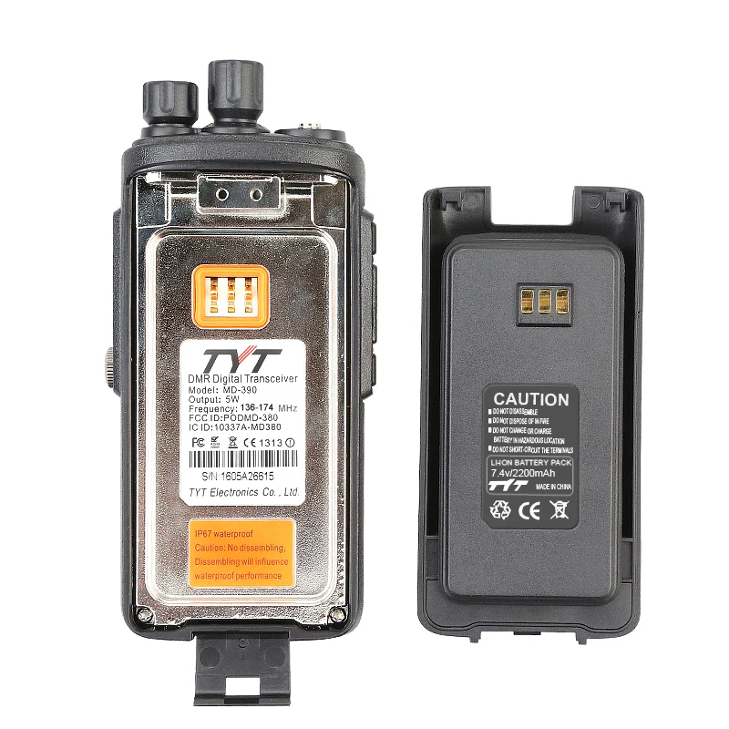 Оригинальная двухсторонняя радиостанция VHF водонепроницаемая цифровая рация DMR