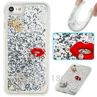 Мягкий чехол из ТПУ с 3D бриллиантами для Iphone 7 I7 6 6S Plus I6 5 5S SE 4 4G Ipod touch Bling Star Skin Cover 50