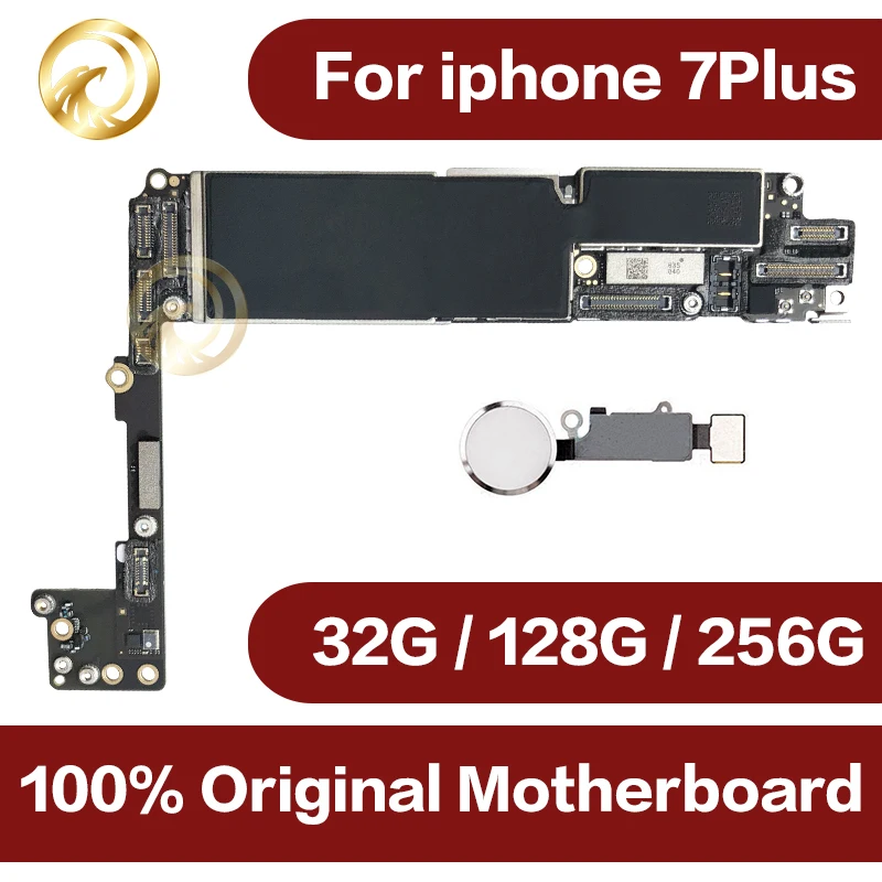 Оригинальная разблокированная материнская плата для iphone 7plus с Touch ID 7P мобильный