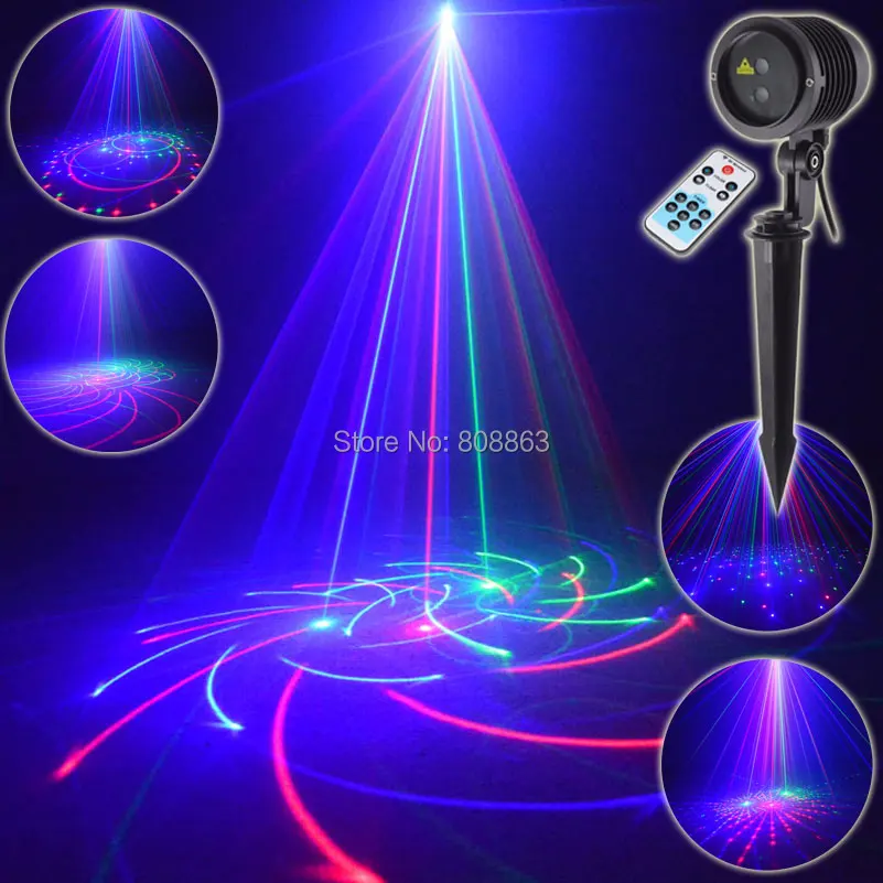 ESHINY открытый WF RGB лазерный 32 большие модели проектор Кофе загородный дом вечерние Рождественское украшение на стену в виде дерева homex ландшафтный светильник T74