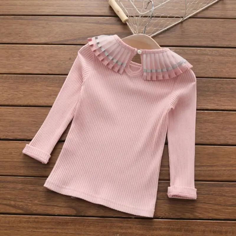 Рубашка детская с длинным рукавом и бантом JW2947|blouse kids|school girl blouseshirts for children |